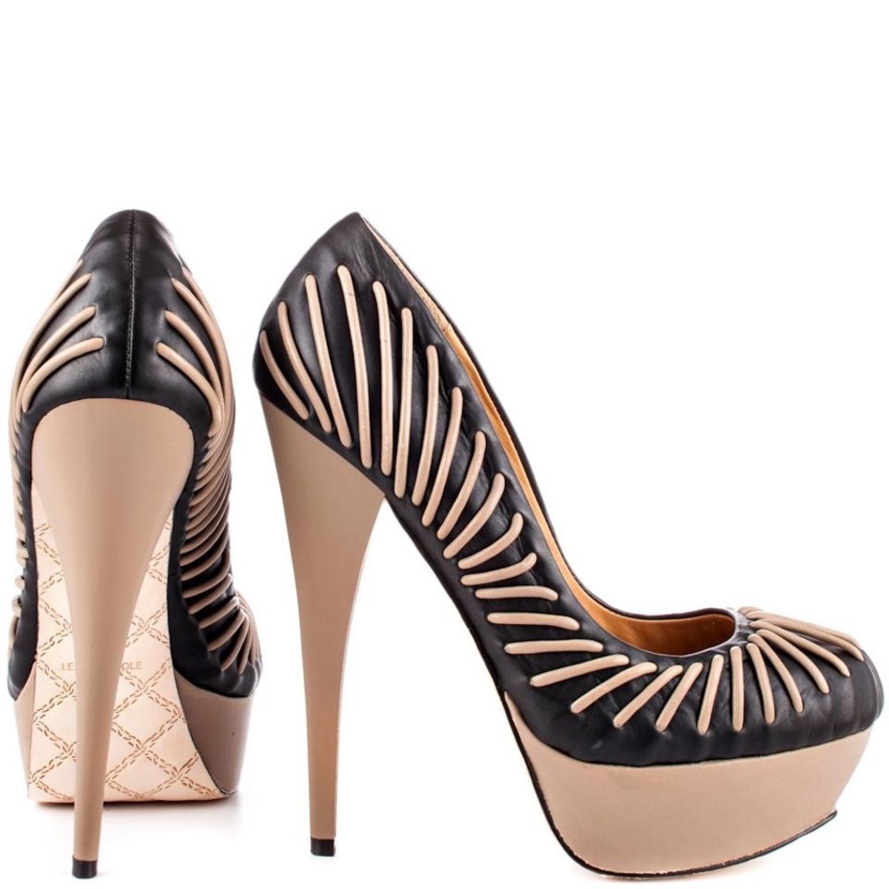 L. A. M. B. : “Holiday” Platform Pumps